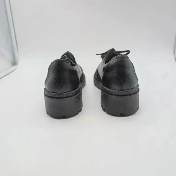 Clarks Women's Calla Ruby Lace-Up Flats Black gray sz 7.5 - Picture 4 of 9